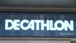 CLEAN : STOCKSHOTS: Sports retailer Decathlon in Paris News Clip