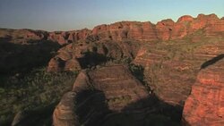 Aerial of the Bungle Bungle Range, Purnululu National Park, Australia Stock Footage