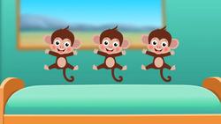 Five Little Monkeys! Fun Nursery Rhyme Counting Song for Kids Instructional Video