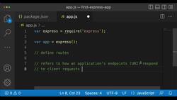 Express Framework Mastery: From Beginner to Advanced with Node.js - Spin Up Our First Web App with Express Instructional Video