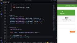 Modern JavaScript from the Beginning - Second Edition - Set Calorie Limit Instructional Video
