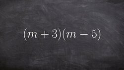 How to Multiply to Binomials Using Distributive Property - Polynomial Instructional Video
