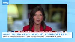 Experts: President Trump's Mount Rushmore Fireworks Are Hazardous News Clip