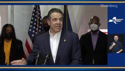 Gov. Andrew Cuomo Gets the J&J Covid Vaccine News Clip