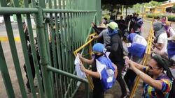 CLEAN : Protest in Manangua against the arrest of 16 people News Clip