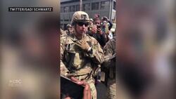 Actor Keke Palmer asks National Guardsman to take knee at L.A. protest News Clip