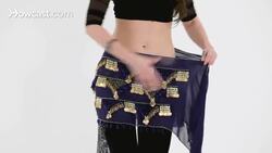 How to Use a Belly Dancing Hip Scarf Instructional Video