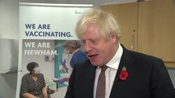 Interview with Boris Johnson on covid booster jabs News Clip