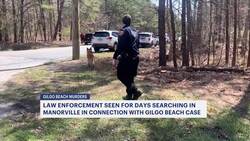 Law enforcement seen for days searching in Manorville in connection with Gilgo Beach case News Clip