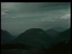 Panoramic views of the Bavarian Alps at Berghof -1 Stock Footage