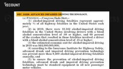 Congress Mandates New Tech to Stop Drunk Driving News Clip