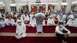 CLEAN : Iraqis perform Eid al-Fitr prayers at mosque in Baghdad amid Covid restrictions News Clip