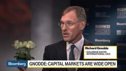 Goldman's Gnodde on Markets, Wealth Management, Brexit, China News Clip