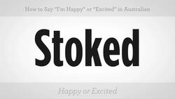 How to Say "I'm Happy" or "I'm Excited" in Australian Slang Instructional Video
