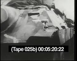 RESEARCH IMW Jagdpanzer, German anti-tank gun WW2 Stock Footage
