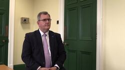 DUP leader Sir Jeffrey Donaldson says his party will vote against the Windsor Framework in the Commons this week News Clip