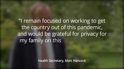 Hancock resists calls to resign over reports of affair with close aide News Clip