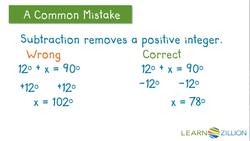 Using Complementary Angles to Find Unknown Angle Measures Instructional Video