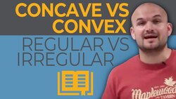 How to determine if a polygon is concave, convex, regular or irregular Instructional Video