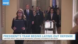 President's Defense Team Begins Opening Statement In Impeachment Trial News Clip