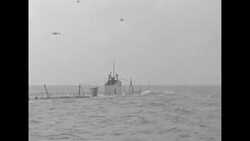 US Navy submarine "Cachalot" makes trial run offshore from Provincetown, MA News Clip