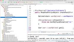 Master Java Web Services and REST API with Spring Boot- Step 35 - Implementing a POST service to create a Post for a User Instructional Video