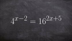Solving Exponential equations Instructional Video