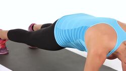 How to Do a Plank with Knee Taps Instructional Video