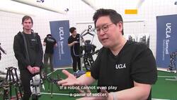 This humanoid robot can walk faster than any other - and play football too News Clip