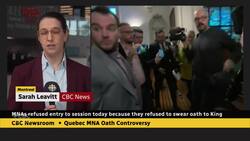 PQ denied entry to Quebec legislature, refuse to swear oath to King News Clip