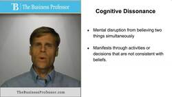 Cognitive Dissonance Instructional Video