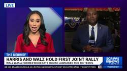 DNC Chair Jaime Harrison talks with Scripps News about the Harris/Walz ticket News Clip