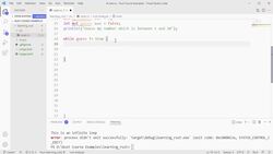 Rust Programming Master Class from Beginner to Expert - While and Simple Loops Instructional Video