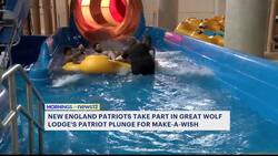Patriots take plunge at Great Wolf Lodge Mashantucket for charity Instructional Video