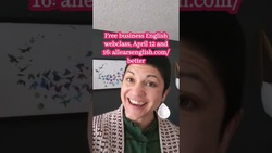 Speak like a native at work! #learnenglish Instructional Video