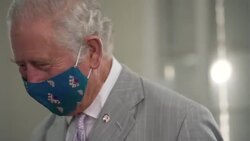 Prince Charles at the Barbados national archives tour News Clip