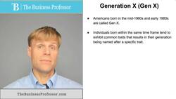 Generation X (Gen X) Instructional Video