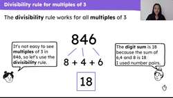 Use the divisibility rules to find multiples of 3 Instructional Video