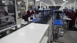 UK: SureScreen Diagnostics Ltd Factory in Derby making COVID-19 Antigen Rapid Test Cassette self-tests. News Clip