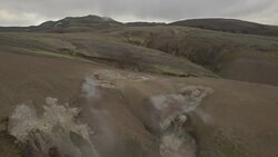 Volcanic Earth in Iceland Stock Footage