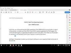 Lab4 PWM Audio Instructional Video