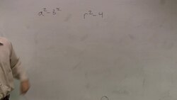 Learn how to factor the difference of two squares Instructional Video