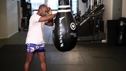How to Use a Tear Drop Punching Bag in Muay Thai Kickboxing Instructional Video