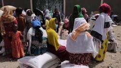 CLEAN : NGO distributes food to displaced people in Ethiopia's Tigray region News Clip