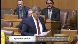 "Don't slouch": Saskatchewan's speaker of legislative assembly rebukes MLA for disrespect News Clip