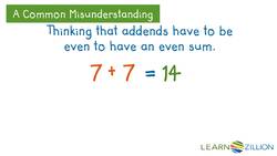 Proving Even Numbers: Representing as the Sum of Two Equal Addends Instructional Video