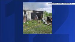 Monticello building destroyed in afternoon fire News Clip