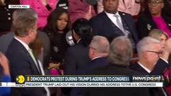 Trump's joint Congress address: Democratic rep. Al green ejected from Trump address News Clip