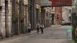 Closed, deserted Manchester shopping street News Clip