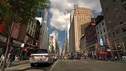 8th Avenue. Midtown. Stock Footage